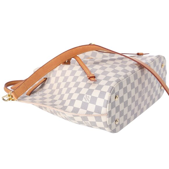 Louis Vuitton Girolata Azur Damier Tote Bag N41579 Canvas Beige - Picture 9 of 11